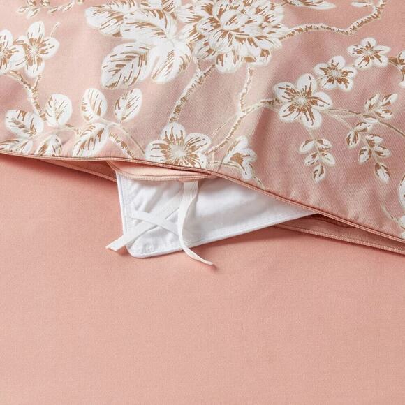 Threshold Pink Floral Duvet Cover Set - Picture 3 of 5